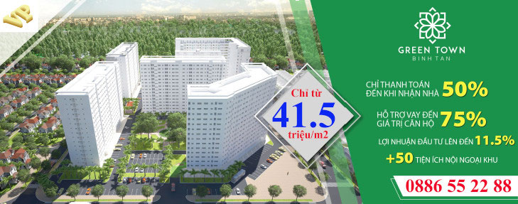 Giá bán căn hộ Green Town Bình Tân